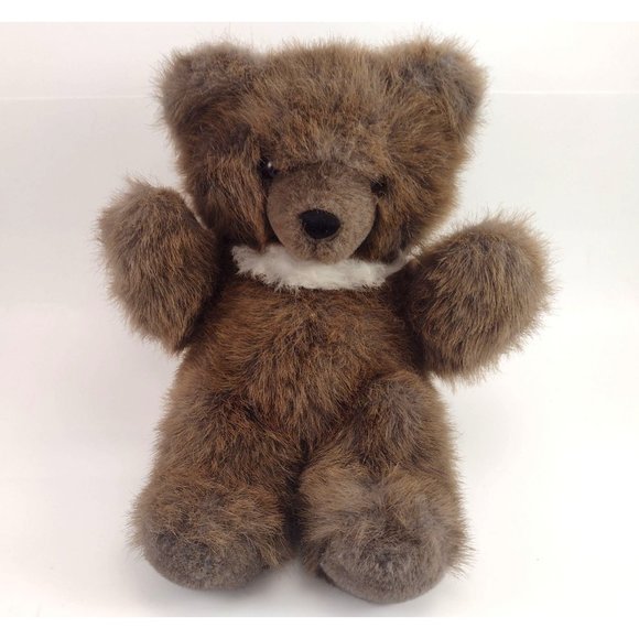 Plush Vintage Brown Teddy Bear By Pennington Stuffed Animal Display Kids Toy - Picture 1 of 7